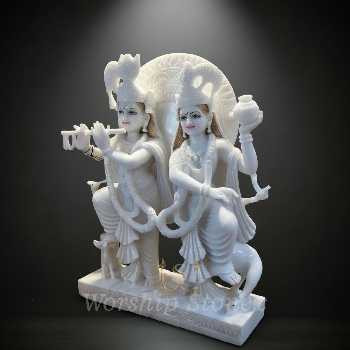 Radha krishna marble moorti