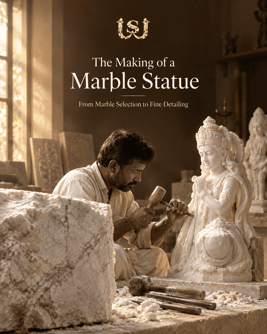 The Making of a Marble Statue: From Marble Selection to Fine Detailing
