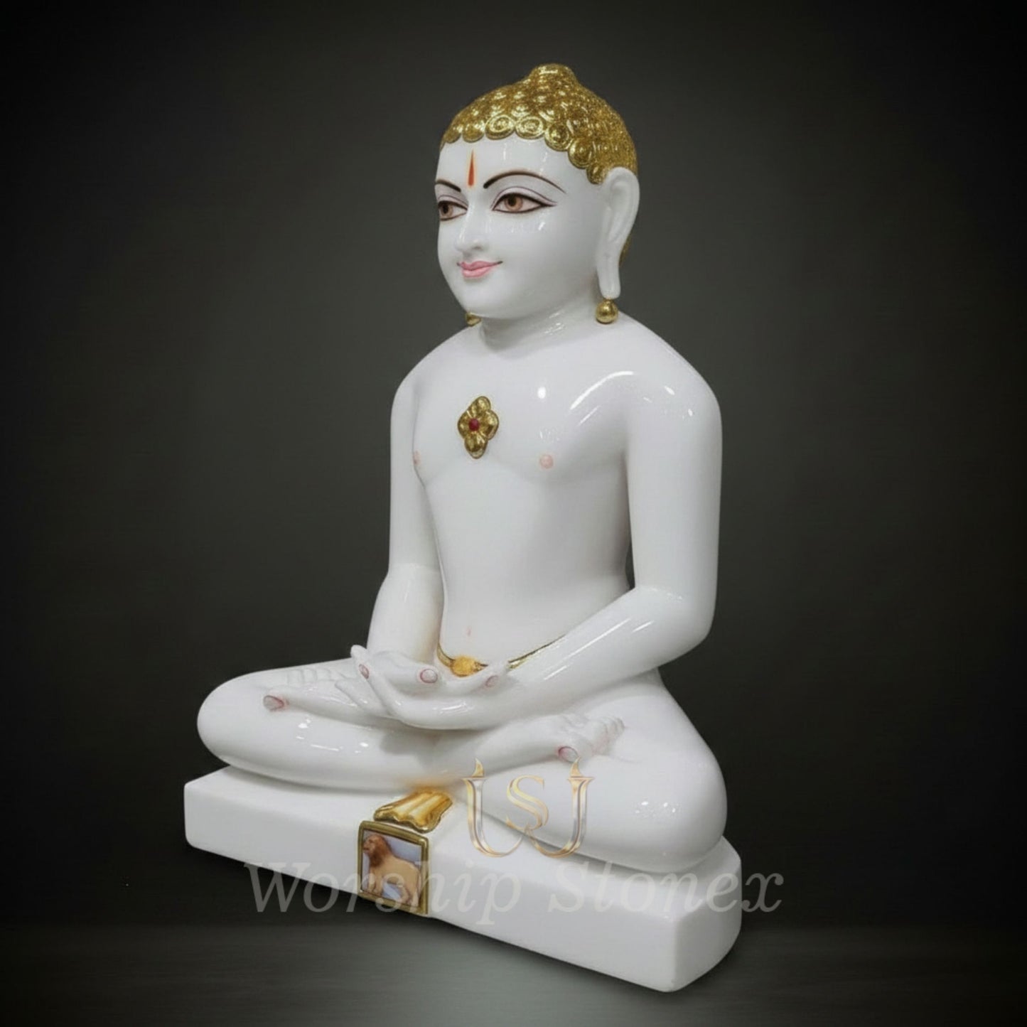 Divine Meditating Buddha Idol 15 inch