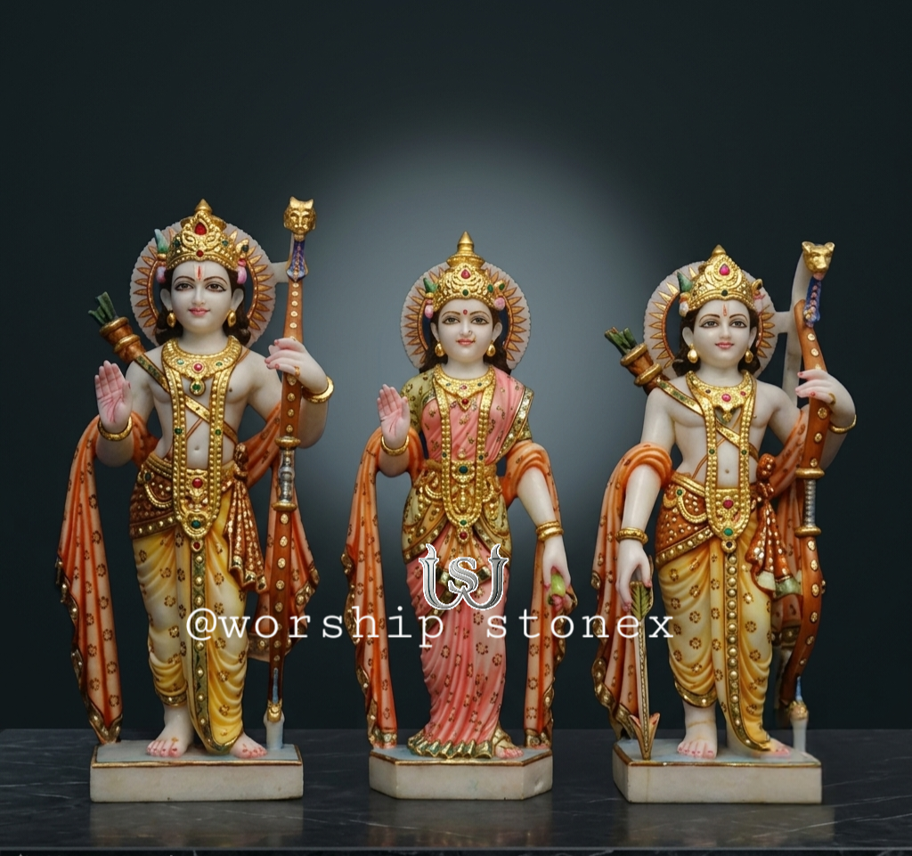18 inch Marble Ram Darbar Murti