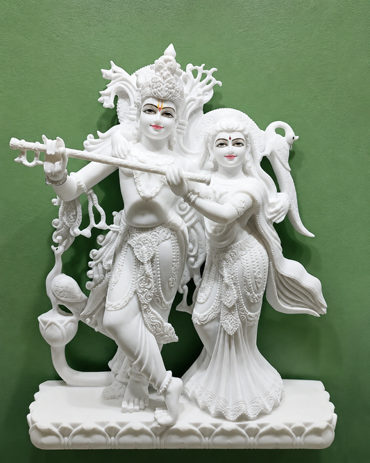 Radha krishna marble moorti