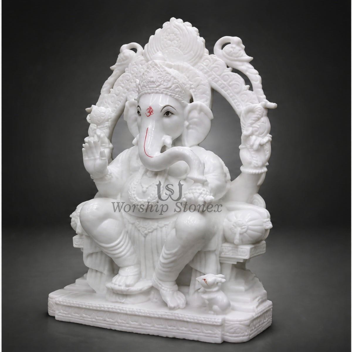 12 inch marble Ganesh ji murti