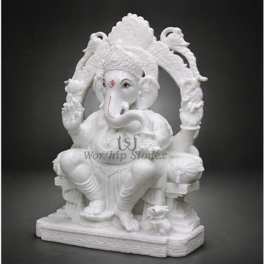 12 inch marble Ganesh ji murti