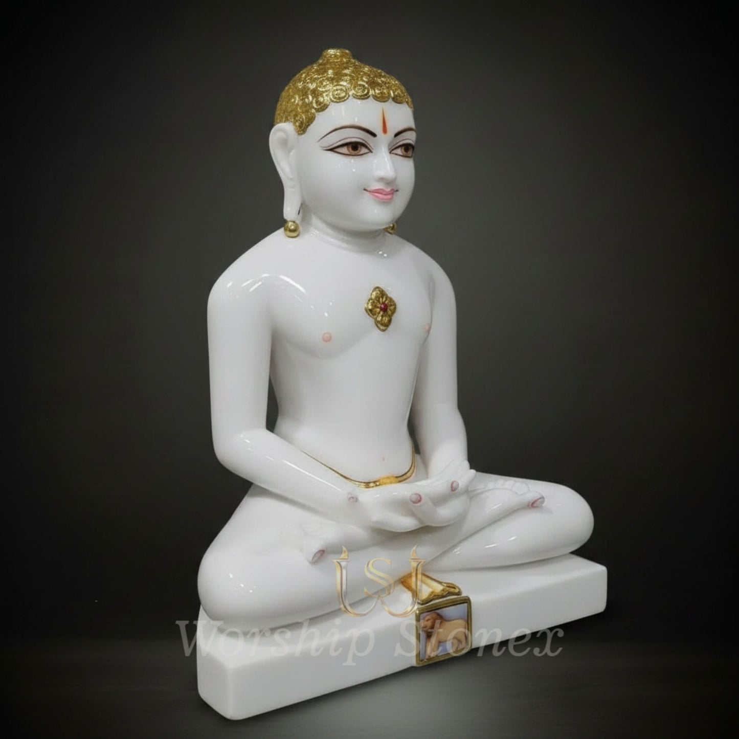 Divine Meditating Buddha Idol 15 inch