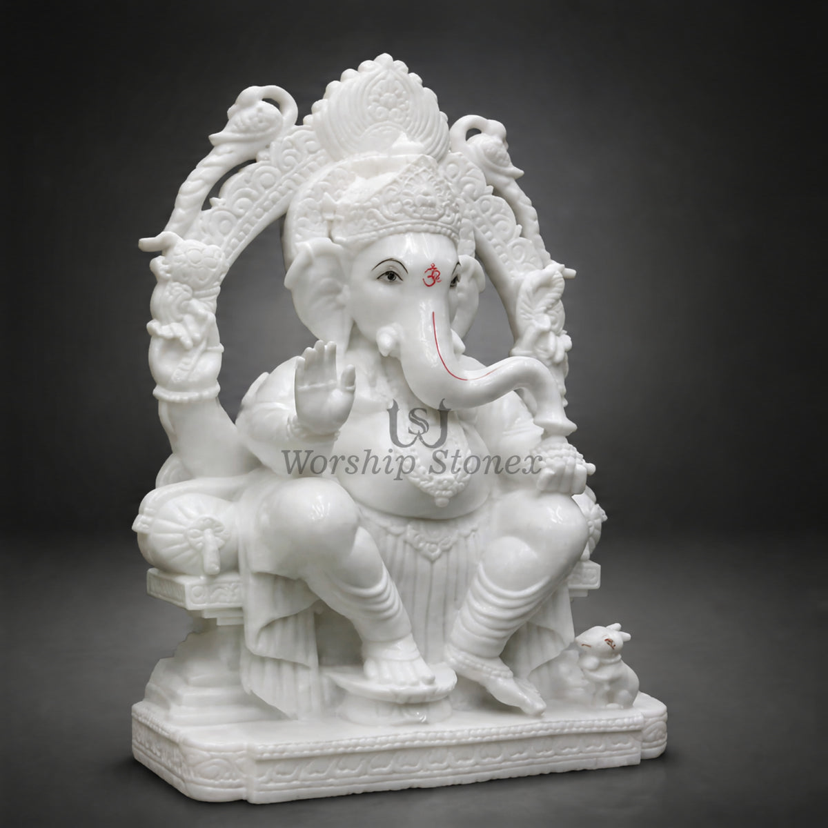 12 inch marble Ganesh ji murti