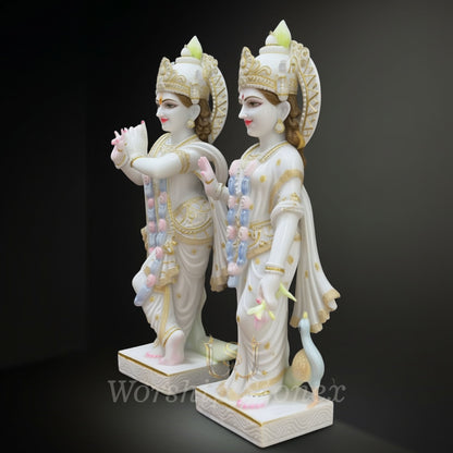 Radha krishna marble moorti