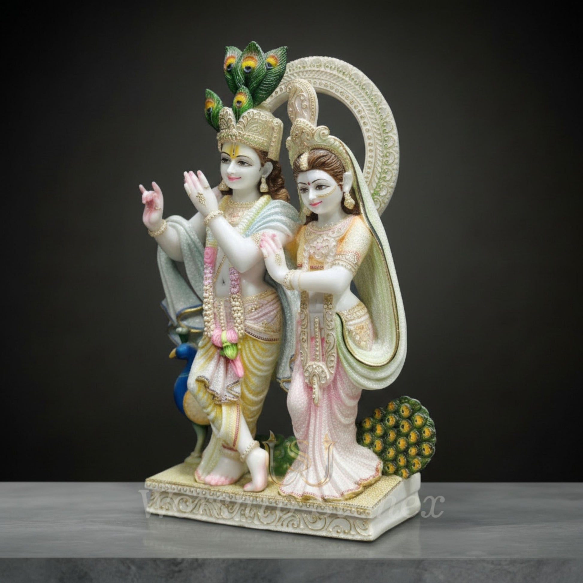 Radha krishna marble moorti