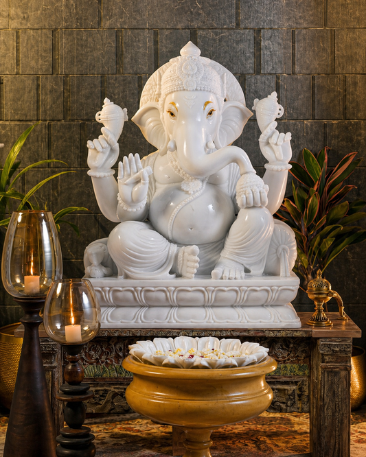 Marble Ganesh murti