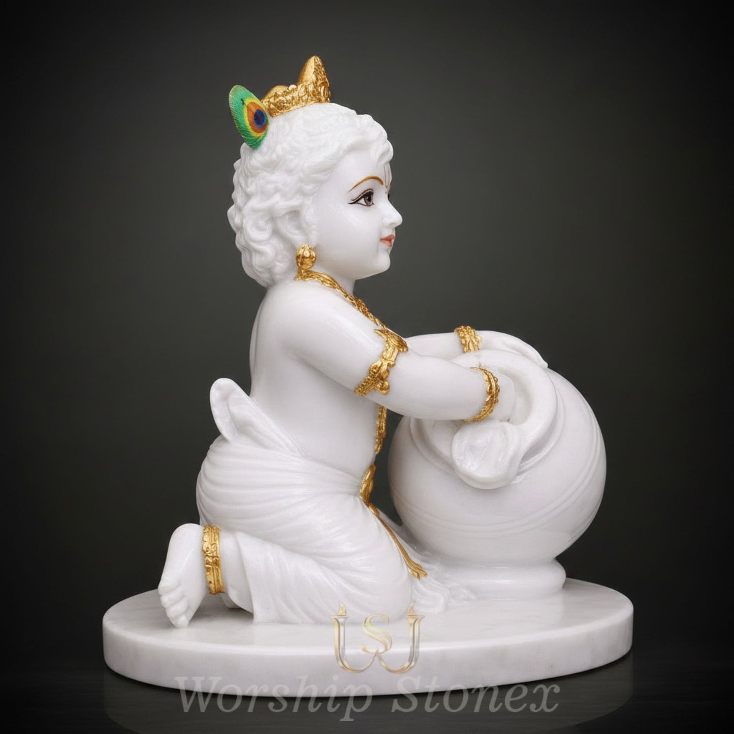 Radha krishna marble moorti